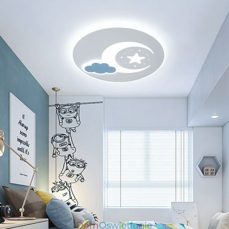 Prostota Lampa sufitowa Księżyc i gwiazda Lampa sufitowa