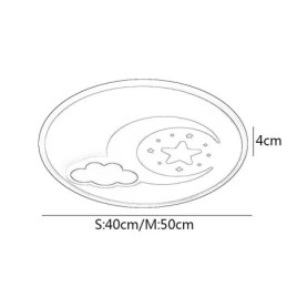 Prostota Lampa sufitowa Księżyc i gwiazda Lampa sufitowa