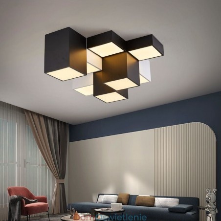 Nowoczesna lampa sufitowa Cube Nowoczesna lampa sufitowa Cube