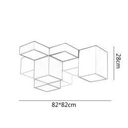 Nowoczesna lampa sufitowa Cube