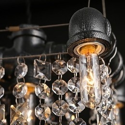 Żyrandol Mini Styl Rustykalny Domek Retro Metal