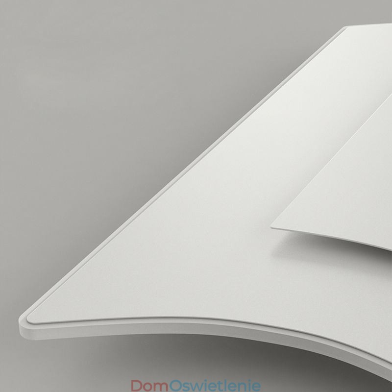 Nowoczesna lampa sufitowa kwadratowa akrylowa montaż na płasko