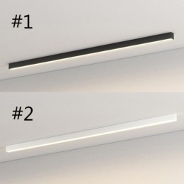 Nowoczesna lampa sufitowa, długa taśma, lampa sufitowa montowana na powierzchni