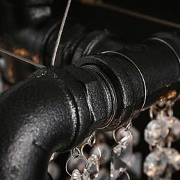 Żyrandol Mini Styl Rustykalny Domek Retro Metal