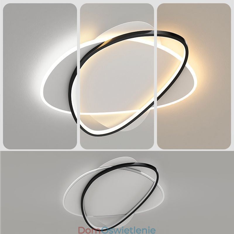 Nowoczesne lampy sufitowe owalna lampa sufitowa