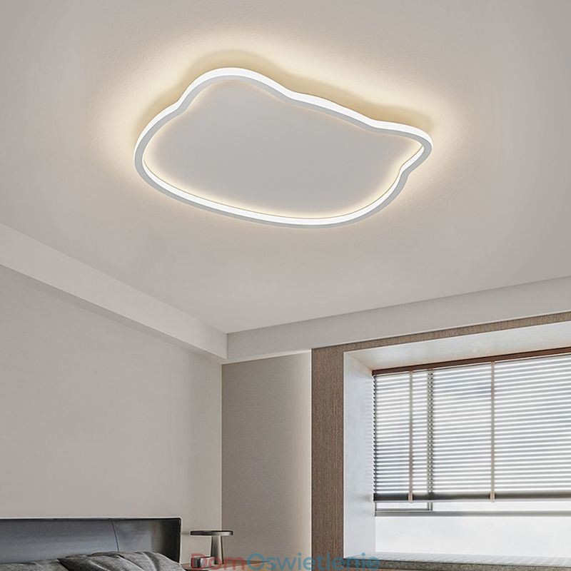 Nowoczesne lampy sufitowe Lampa sufitowa w kształcie kociej twarzy