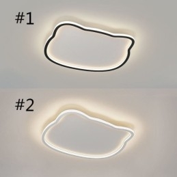 Nowoczesne lampy sufitowe Lampa sufitowa w kształcie kociej twarzy