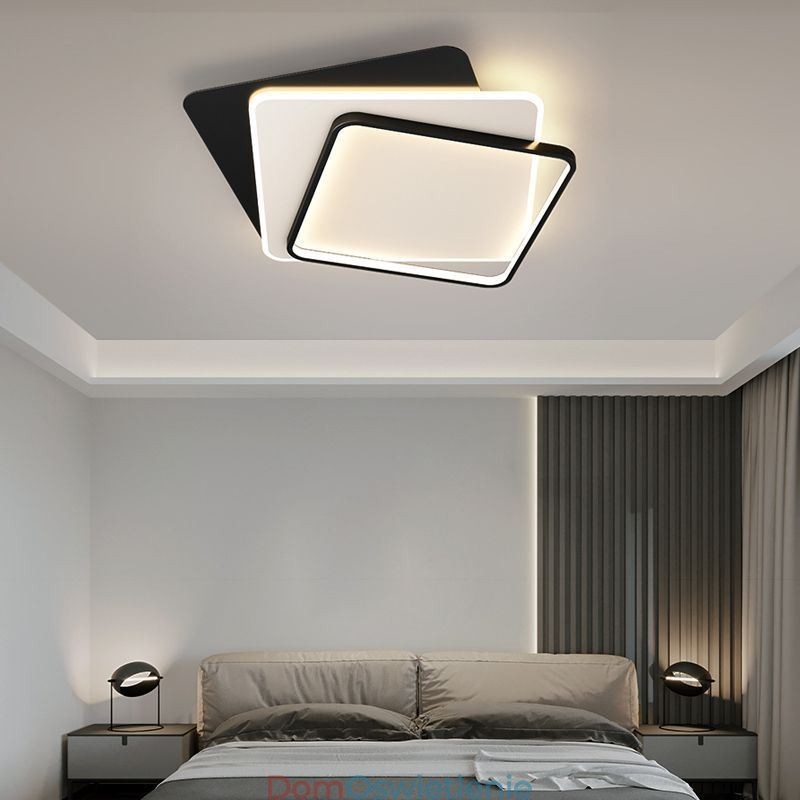 Kreatywna lampa sufitowa kwadratowa lampa sufitowa