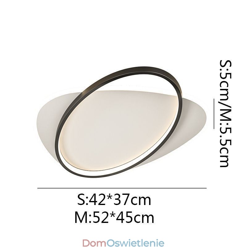 Nowoczesna lampa sufitowa owalna lampa sufitowa