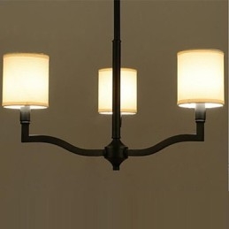 Amerykańskie lampy wiszące Nordic Contracted Warm Cloth cap Lampy i latarnie