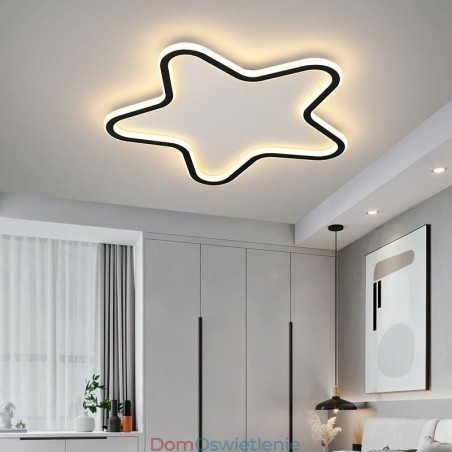 Nowoczesna lampa sufitowa w kształcie gwiazdy Nowoczesna lampa sufitowa w kształcie gwiazdy