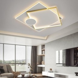 Nowoczesna lampa sufitowa kwadratowa geometryczna akrylowa lampa sufitowa