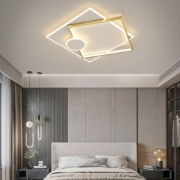 Nowoczesna lampa sufitowa kwadratowa geometryczna akrylowa lampa sufitowa