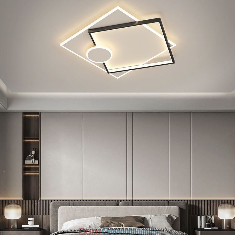 Nowoczesna lampa sufitowa kwadratowa geometryczna akrylowa lampa sufitowa