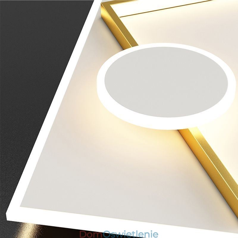 Nowoczesna lampa sufitowa kwadratowa geometryczna akrylowa lampa sufitowa