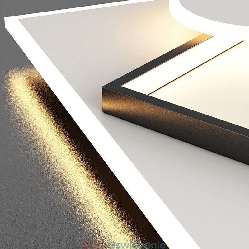 Nowoczesna lampa sufitowa kwadratowa geometryczna akrylowa lampa sufitowa
