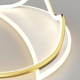 Nowoczesna lampa sufitowa, dekoracja domu, pierścień, lampa sufitowa