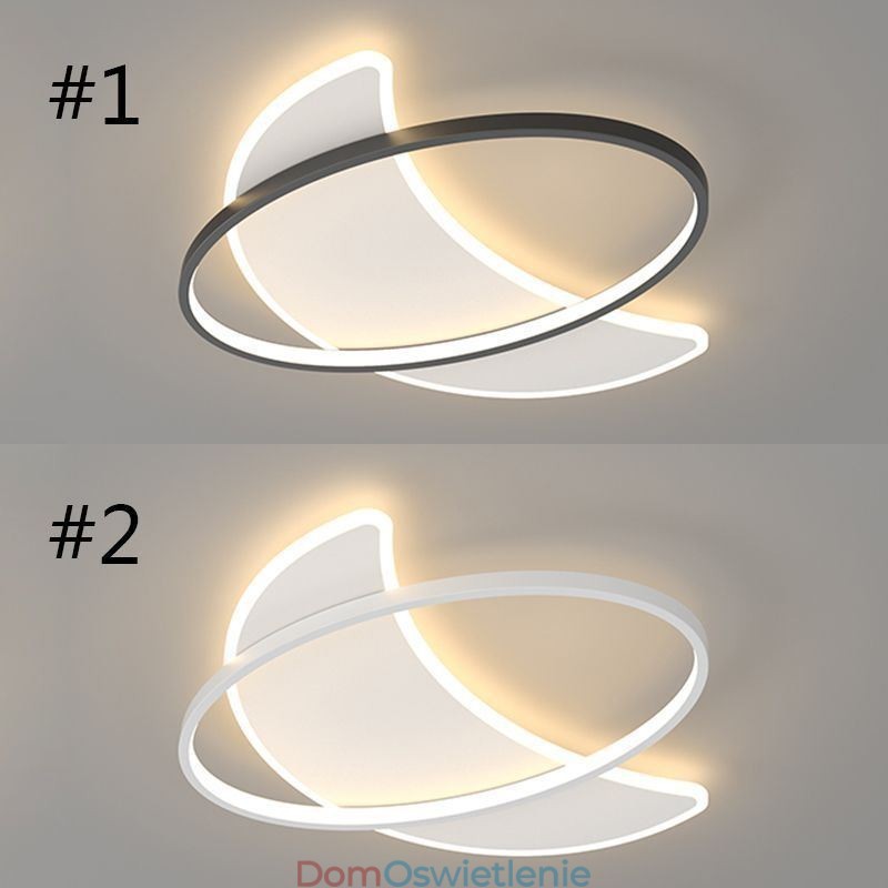 Nowoczesna dekoracja sufitowa Lampa sufitowa w kształcie księżyca