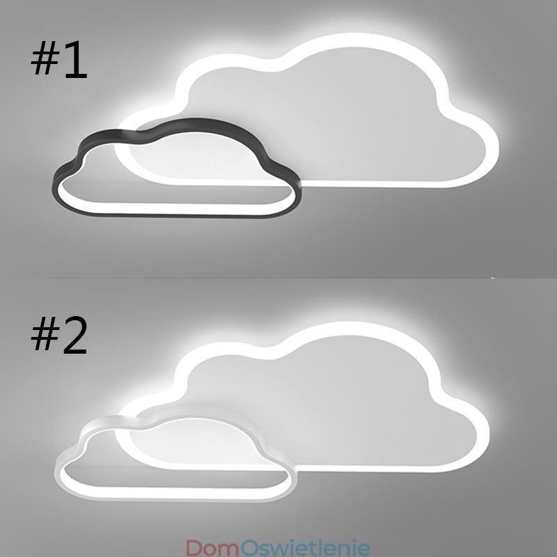 Nowoczesna lampa sufitowa Kreatywna dekoracja w kształcie chmury