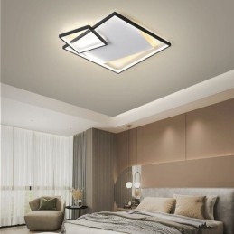 Nowoczesna lampa sufitowa kwadratowa inteligentne oświetlenie wewnętrzne