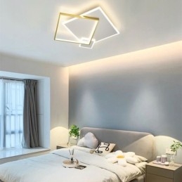 Nowoczesna lampa sufitowa Geometryczna lampa sufitowa w kształcie kwadratu