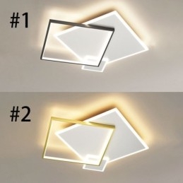 Nowoczesna lampa sufitowa Geometryczna lampa sufitowa w kształcie kwadratu