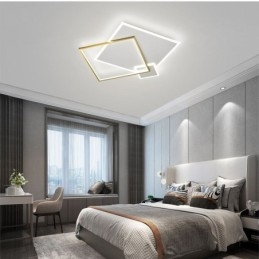Nowoczesna lampa sufitowa Geometryczna lampa sufitowa w kształcie kwadratu