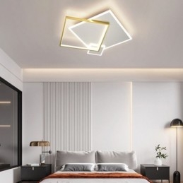 Nowoczesna lampa sufitowa Geometryczna lampa sufitowa w kształcie kwadratu