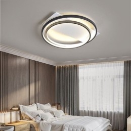 Nowoczesna lampa sufitowa okrągła lampa sufitowa montowana na płasko