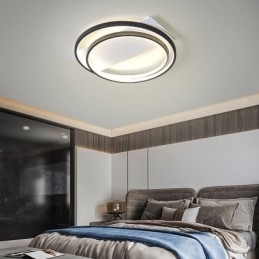 Nowoczesna lampa sufitowa okrągła lampa sufitowa montowana na płasko