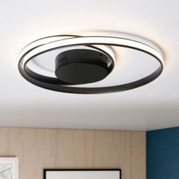 Nowoczesne lampy sufitowe podwójne okrągłe lampy