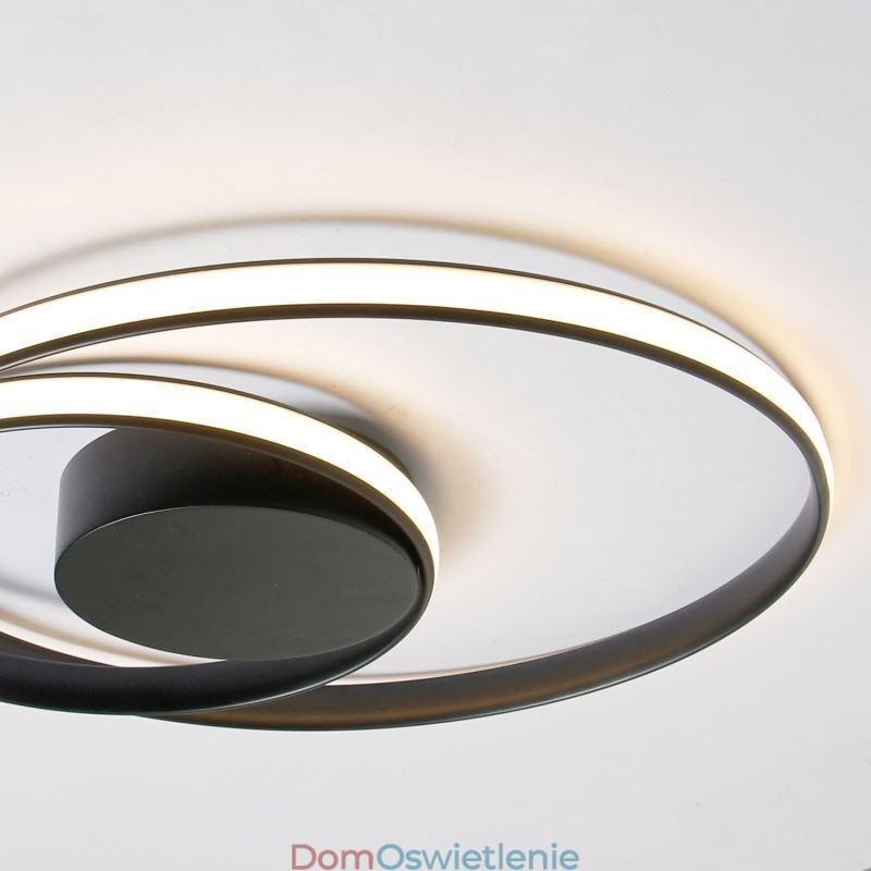 Nowoczesne lampy sufitowe podwójne okrągłe lampy