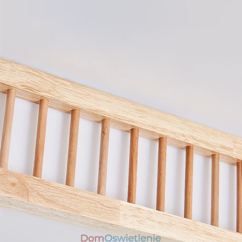 Japońska lampa sufitowa Kwadratowa lampa sufitowa z drewna