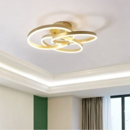 Nowoczesna lampa sufitowa 3 pierścieniowa lampa sufitowa