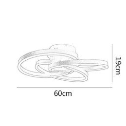 Nowoczesna lampa sufitowa 3 pierścieniowa lampa sufitowa