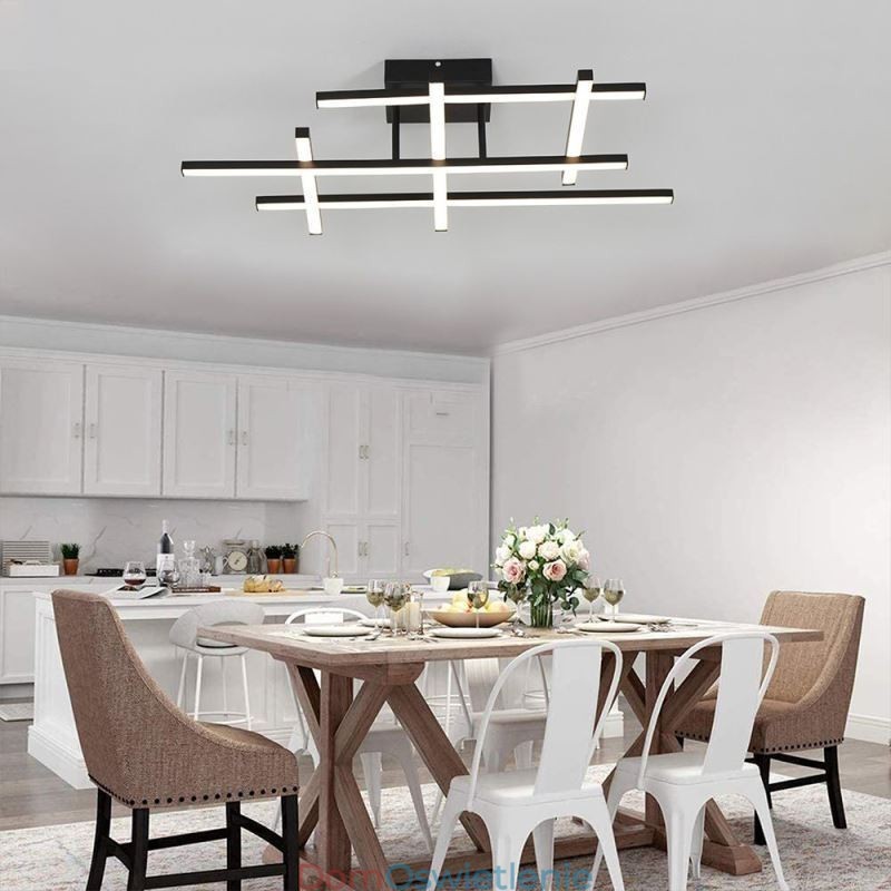 Lampa sufitowa aluminiowa do montażu na płasko