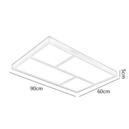 Nowoczesna lampa sufitowa, minimalistyczny styl drewna, oprawa sufitowa montowana na płasko