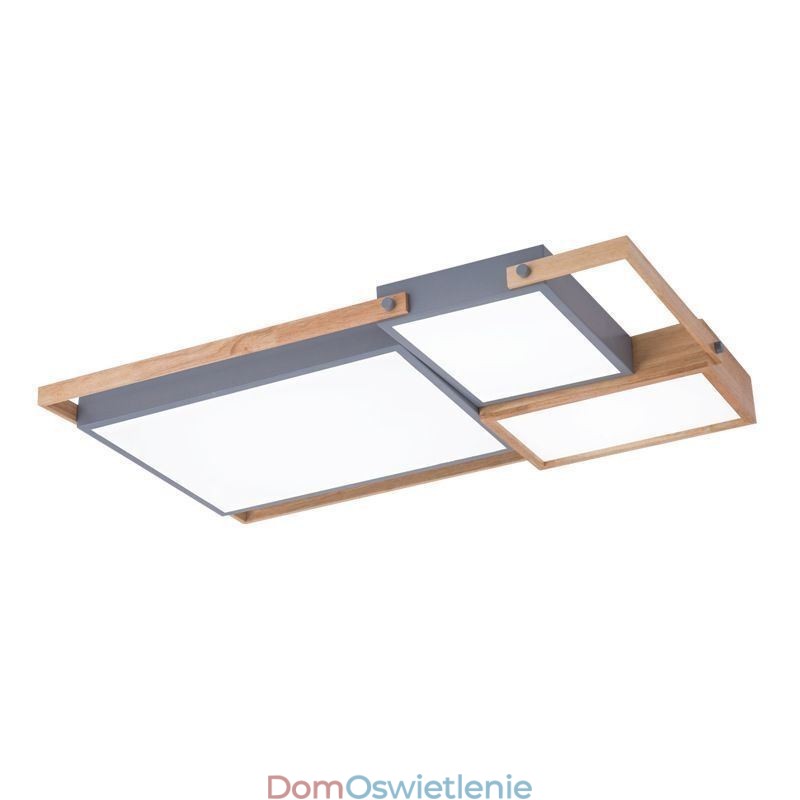 Nowoczesne oświetlenie sufitowe, prostokątna lampa sufitowa