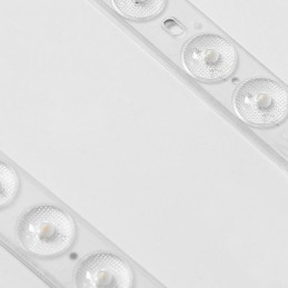 Nowoczesne oświetlenie sufitowe, prostokątna lampa sufitowa