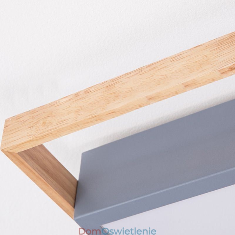 Nowoczesne oświetlenie sufitowe, prostokątna lampa sufitowa