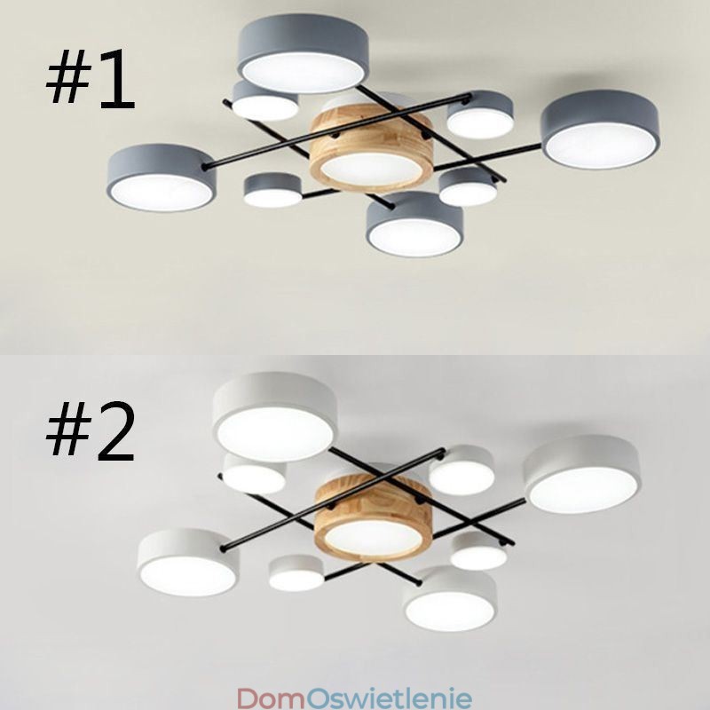Nowoczesne oświetlenie sufitowe, lampa sufitowa czworokątna