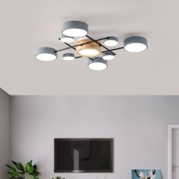 Nowoczesne oświetlenie sufitowe, lampa sufitowa czworokątna