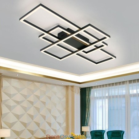 Nowoczesna lampa sufitowa geometryczna kwadratowa lampa sufitowa Nowoczesna lampa sufitowa geometryczna kwadratowa lampa sufitowa