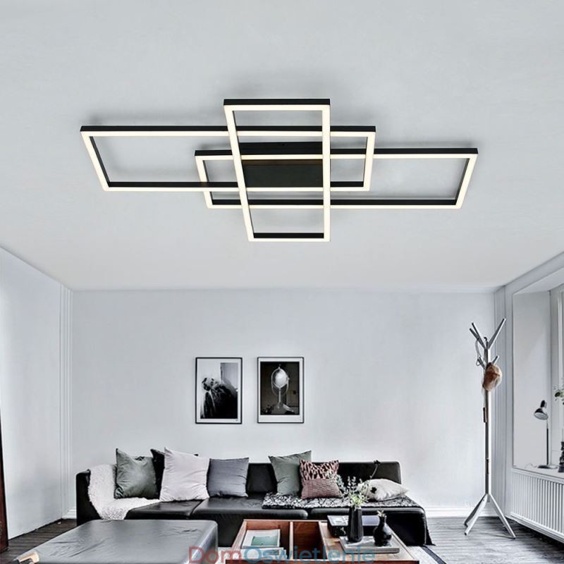 Nowoczesna lampa sufitowa geometryczna kwadratowa lampa sufitowa