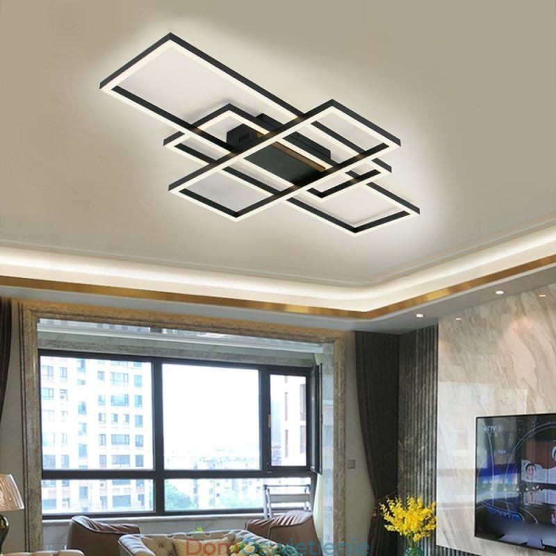 Nowoczesna lampa sufitowa geometryczna kwadratowa lampa sufitowa