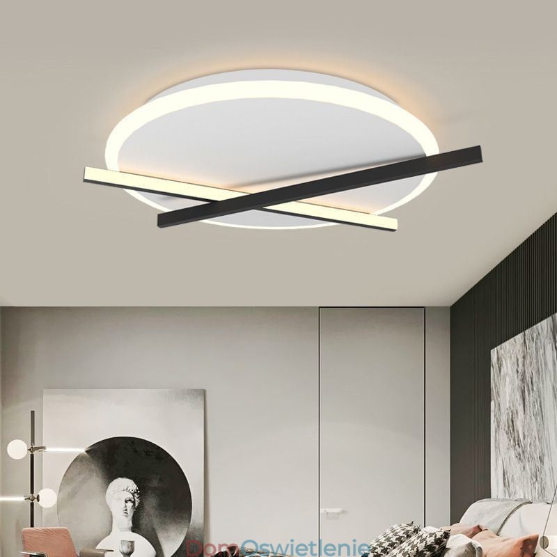 Nordic Ceiling Light Art Clock Design Lampa sufitowa