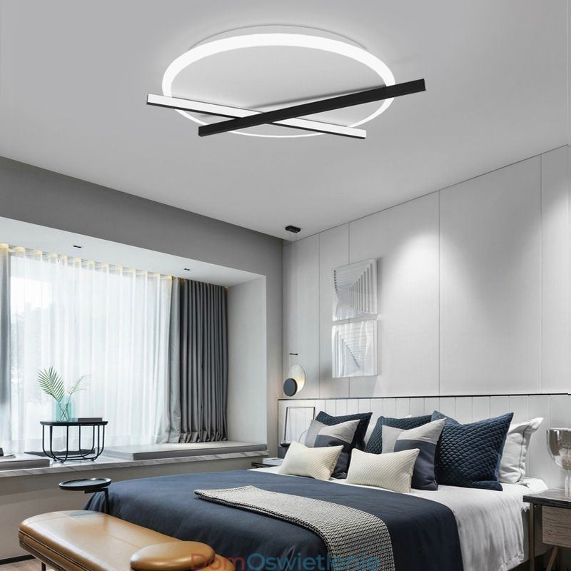 Nordic Ceiling Light Art Clock Design Lampa sufitowa
