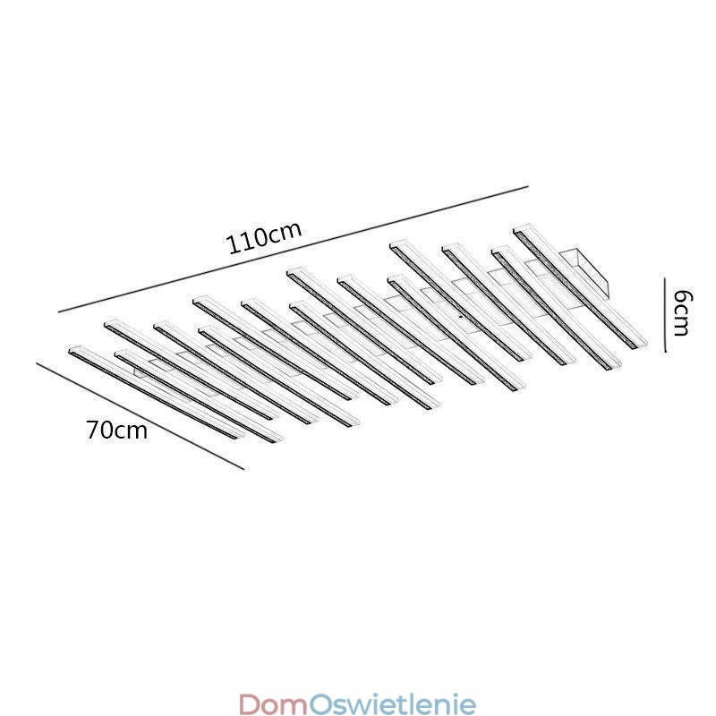 Kreatywna lampa sufitowa Piano Key Lampa sufitowa