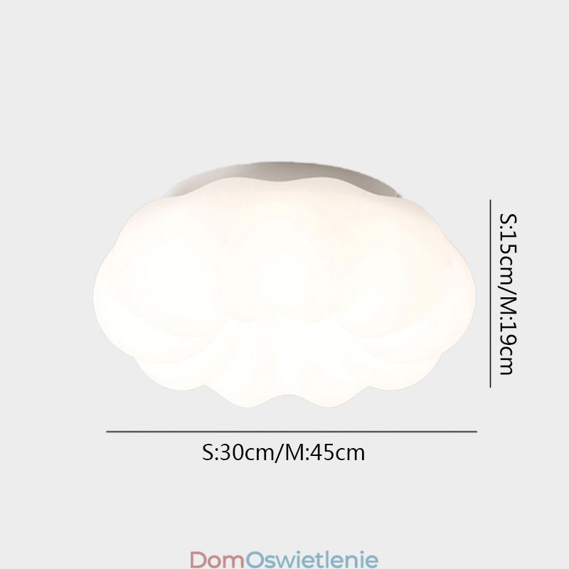 Kreatywna lampa sufitowa w kształcie dyni