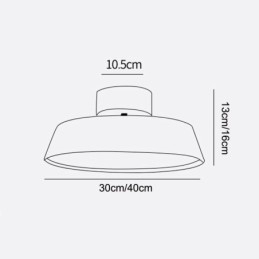 Nowoczesna lampa sufitowa na werandę Nordic Macaron lampa sufitowa
